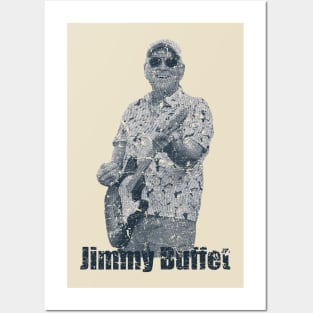 Jimmy Buffet - VINTAGE SKETCH DESIGN Posters and Art